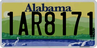 AL license plate 1AR8171