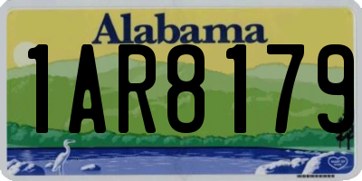 AL license plate 1AR8179