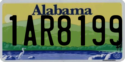 AL license plate 1AR8199