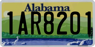 AL license plate 1AR8201