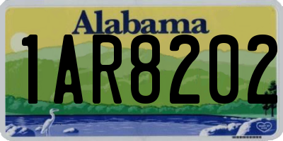 AL license plate 1AR8202