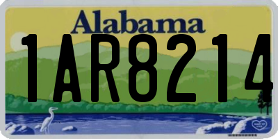 AL license plate 1AR8214
