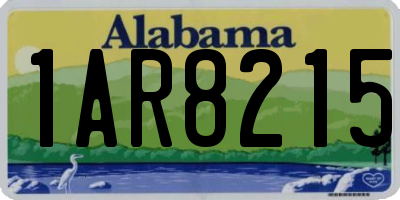 AL license plate 1AR8215