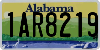 AL license plate 1AR8219