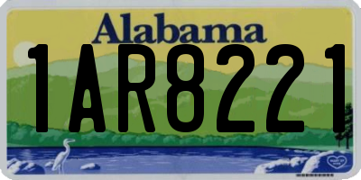 AL license plate 1AR8221