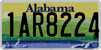 AL license plate 1AR8224