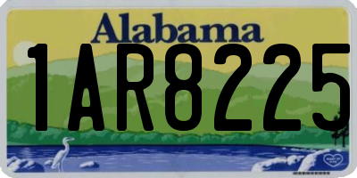 AL license plate 1AR8225