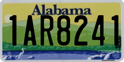 AL license plate 1AR8241