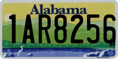 AL license plate 1AR8256