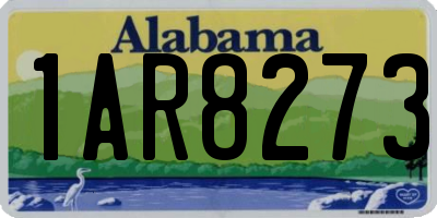 AL license plate 1AR8273