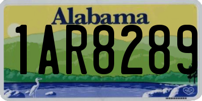 AL license plate 1AR8289