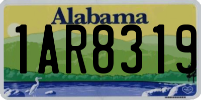 AL license plate 1AR8319