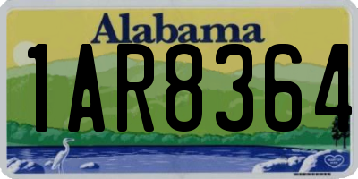 AL license plate 1AR8364