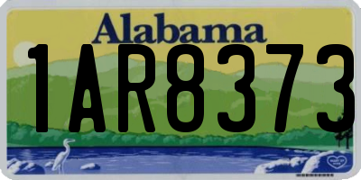 AL license plate 1AR8373