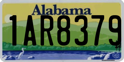 AL license plate 1AR8379