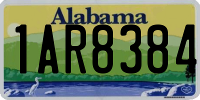 AL license plate 1AR8384