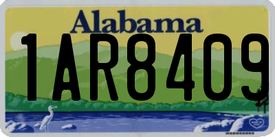 AL license plate 1AR8409