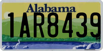 AL license plate 1AR8439