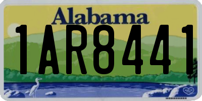 AL license plate 1AR8441