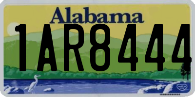 AL license plate 1AR8444