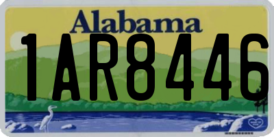 AL license plate 1AR8446