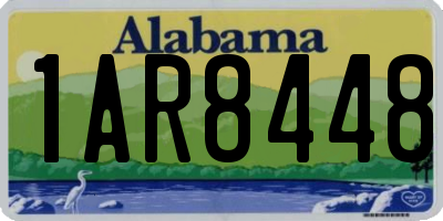 AL license plate 1AR8448