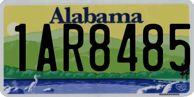 AL license plate 1AR8485