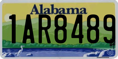 AL license plate 1AR8489