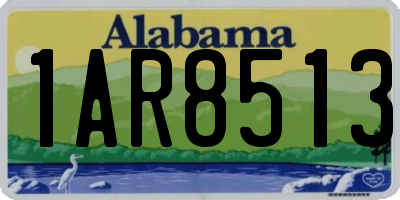 AL license plate 1AR8513