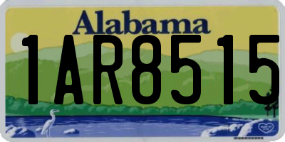 AL license plate 1AR8515