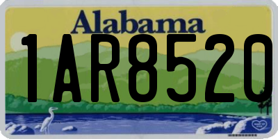 AL license plate 1AR8520