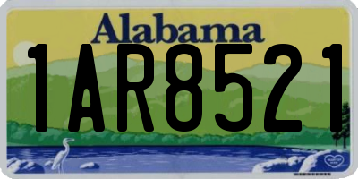 AL license plate 1AR8521