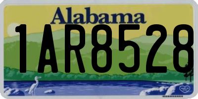 AL license plate 1AR8528