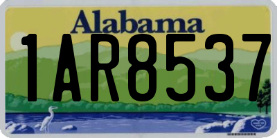 AL license plate 1AR8537