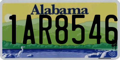 AL license plate 1AR8546