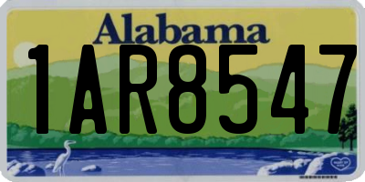 AL license plate 1AR8547