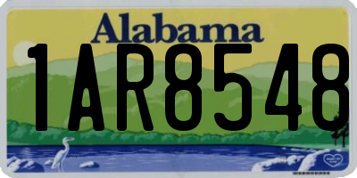 AL license plate 1AR8548