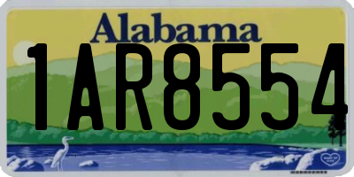 AL license plate 1AR8554
