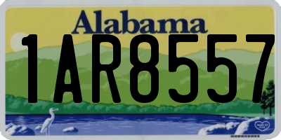 AL license plate 1AR8557