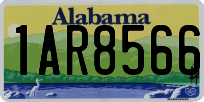 AL license plate 1AR8566