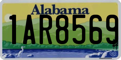 AL license plate 1AR8569