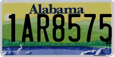 AL license plate 1AR8575