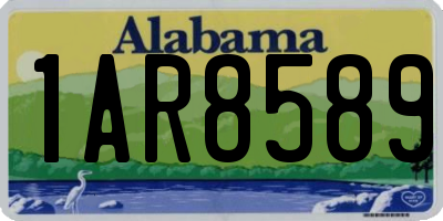 AL license plate 1AR8589