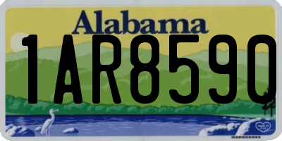 AL license plate 1AR8590
