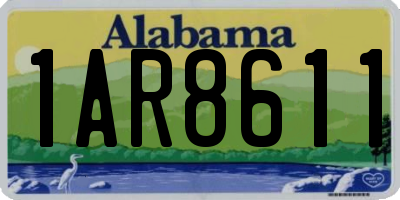 AL license plate 1AR8611