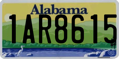 AL license plate 1AR8615
