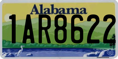 AL license plate 1AR8622
