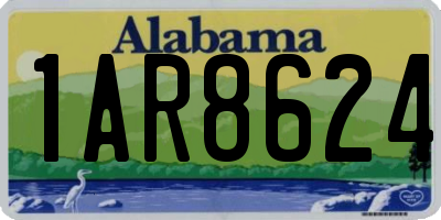AL license plate 1AR8624
