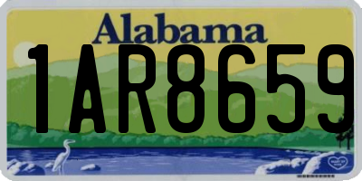 AL license plate 1AR8659