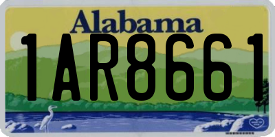 AL license plate 1AR8661